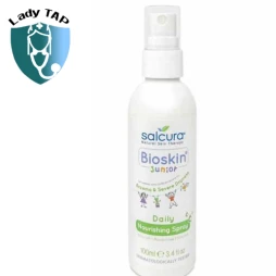 Bioskin Junior Daily Nourishing Spray 100ml Salcura - Xịt dưỡng da trẻ em