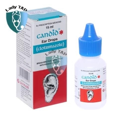 Candid Ear Drops 15ml Glenmark - Thuốc nhỏ tai trị nấm