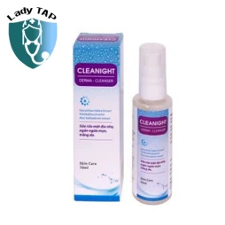 Cleanight Derma 70ml Tanida - Sữa rửa mặt làm trắng da, giảm mụn