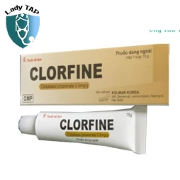 Clorfine 15g Kolmar Korea - Thuốc trị ngắn hạn Eczema hiệu quả