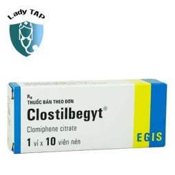 Clostilbegyt 50mg Egis - Thuốc điều trị vô sinh, không rụng trứng