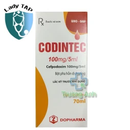 Codintec 100mg/5ml Dopharma (70ml) - Thuốc kháng sinh trị nhiễm khuẩn