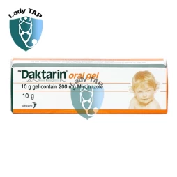 Daktarin Oral Gel 10g Janssen - Cilag - Thuốc trị nhiễm nấm ở khoang miệng hầu