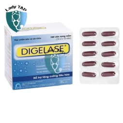 Digelase (Hộp 100 viên) SPM - Hỗ trợ tăng cường tiêu hóa