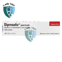 Diprosalic Pommade 30g Schering-Plough Labo - Giúp điều trị mụn trứng cá