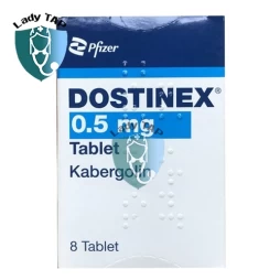 Dostinex 0.5mg - Thuốc điều trị vô sinh do rối loạn kinh nguyệt của Pfizer