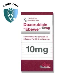 Doxorubicin 10 - Thuốc điều trị ung thư buồng trứng hiệu quả của Áo
