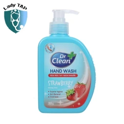 Dr.Clean Hand Wash 200g (hương dâu) - Nước rửa tay hương dâu thơm mát