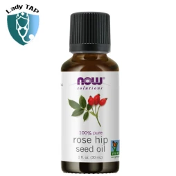 ROSE HIP SEED OIL NOW 30ML - Giúp da trở nên đều màu và thu gọn lỗ chân lông