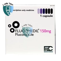 Flucomedil 150mg - Thuốc điều trị nhiễm nấm Candida