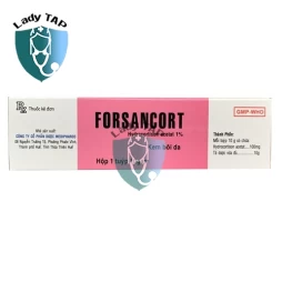 Forsancort 15g Medipharco - Điều trị các bệnh viêm da tiếp xúc (10 hộp)