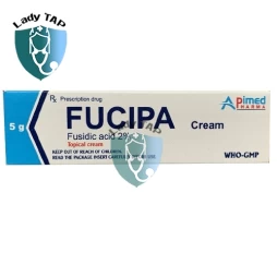 Fucipa Cream Apimed - Ðiều trị nhiễm trùng da (10 hộp)