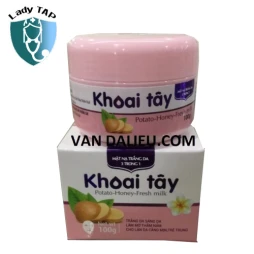 Mặt nạ Khoai Tây (Potato-Honey-Fresh Milk) 100g - Ngăn ngừa quá trình lão hóa, trị thâm nám