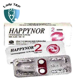 Happynor 2 - Thuốc tránh thai khẩn cấp của Ba Đình
