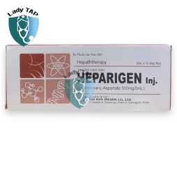 Heparigen Inj 500mg/5ml - Thuốc trị viêm gan, xơ gan, não gan của Hàn