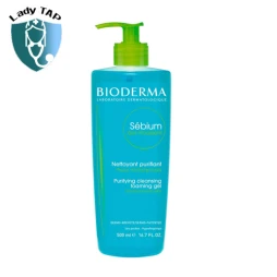 Bioderna-Sebium Gel Moussant/Foaming Gel 200ml - làm sạch nhẹ nhàng và ngăn ngừa mụn