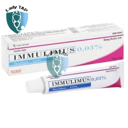 Immulimus 0,03% 10g Medisun - Điều trị ngắn hạn cho người bị bệnh Eczema