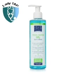 Isis Pharma Teen Derm Gel Sensitive 250Ml - Gel rửa mặt giảm nhờn mụn