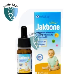 Jakbone 10ml Erbex - Bổ sung vitamin D3 và K2