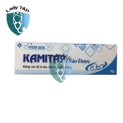 Kamitap Thảo Dược 10g Dược Mỹ Phẩm SJK - Kem hỗ trợ điều trị nhiệt miệng