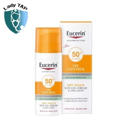 Kem chống nắng Eucerin Sun Gel-Creme Oil Control Dry Touch SPF50+ - Bảo vệ da toàn diện dưới ánh nắng