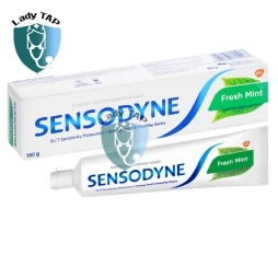 Kem đánh răng Sensodyne Fresh Mint 160g (hương bạc hà) - Giúp giảm ê buốt 