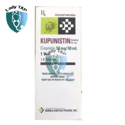 Kupunistin 50mg/50ml KOREA UNITED PHARM - Điều trị ung thư tinh hoàn đã di căn