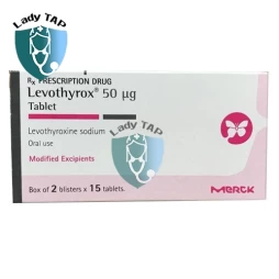 LEVOTHYROX 50ΜG Merck Sante S.A.S - Thuốc điều trị bướu giáp đơn thuần lành tính hiệu quả