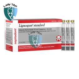 Lignospan Standard Septodont - Gây tê tại chỗ cho các thủ thuật nha khoa