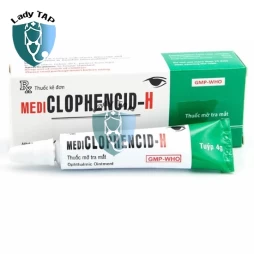 MediClophencid-H Medipharco - Thuốc mỡ tra mắt trị viêm kết mạc, viêm giác mạc