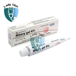 Mibery Gel 4% Hasan-Dermapharm - Ức chế các vi khuẩn gây bệnh về da (10 hộp)