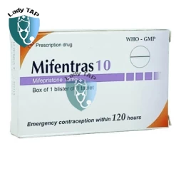 Mifentras 10 - Thuốc tránh thai khẩn cấp hiệu quả