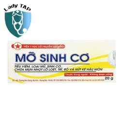 Mỡ Sinh Cơ 20g ‌Quân‌ ‌Đội‌ - Giảm đau, tiêu viêm, tăng liền sẹo