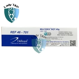 Multidex 45g (bột) Deroyal - Làm giảm các vết thương vết loét trên da