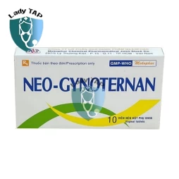 Neo-Gynoternan - Thuốc đặt điều trị viêm phụ khoa của Mekọphar