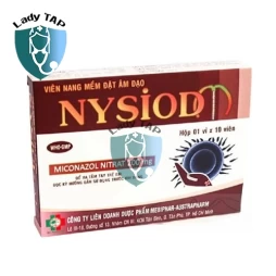 Nysiod-M 200mg Mebiphar - Điều trị nhiễm nấm âm hộ