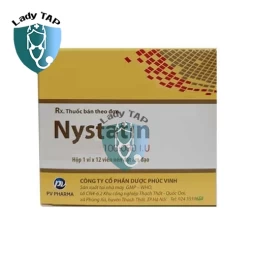 Nystatin 100.000IU - Viên đặt điều trị nhiễm nấm Candida hiệu quả