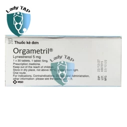 Orgametril - Thuốc điều trị rối loạn kinh nguyệt hiệu quả của Hà Lan