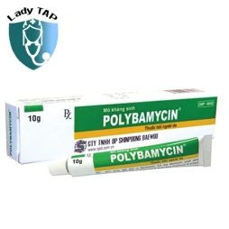 Polybamycin 10g ShinPoong Daewoo - Điều trị nhiễm trùng vết bỏng, viêm da