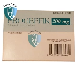 Progeffik 200mg - Thuốc bổ sung Progesterone của Laboratoires