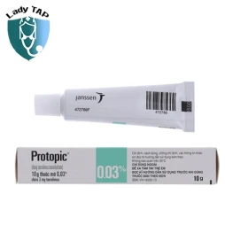 Protopic 0,03% 10g Janssen - Thuốc mỡ điều trị chàm thể tạng