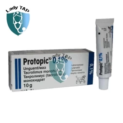 Protopic 0,1% 10g Janssen - Thuốc mỡ trị chàm thể tạng hiệu quả