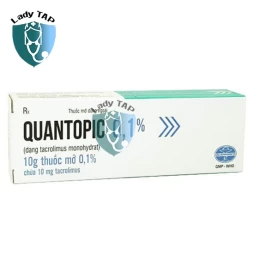 Quantopic 0,1% 10g Quapharco - Thuốc điều trị viêm da thể tạng hiệu quả