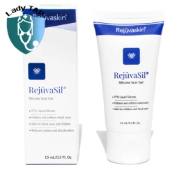 Rejuvasil Silicone Scar Gel 30ml Rejuvaskin - Gel trị sẹo lồi, sẹo phì đại