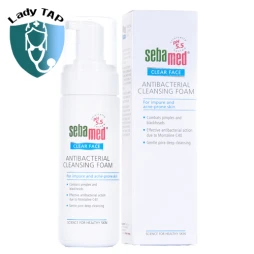 Sữa rửa mặt Sebamed Clear Face Antibacterial Cleansing Foam pH 5.5 150ml