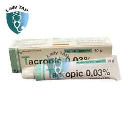 Tacropic 0,03% Davipharm - Điều trị viêm da cơ địa vừa đến nặng