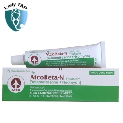 Atcobeta-N 15g Atco Laboratories - Giúp điều trị viêm da, chàm, vảy nến