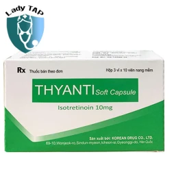 Thyanti Soft Capsule 10mg Korean Drug - Thuốc trị mụn của Hàn Quốc