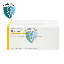 THYROZOL 5MG Merck - Thuốc điều trị cho các bệnh nhân cần cường giáp