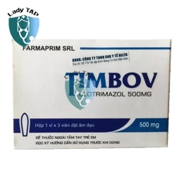 Timbov - Thuốc đặt điều trị viêm nhiễm phụ khoa hiệu quả